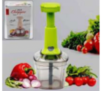 Fruit and Vegetable Chopper for Kitchen, 3 Sharp Stainless Steel Blades, Unbreakable Food-Grade Plastic